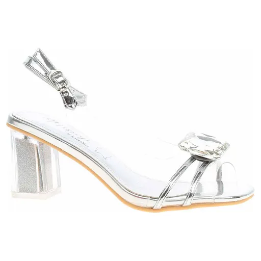 Dámská společenská obuv Laura Vita Matia 07 argent 40