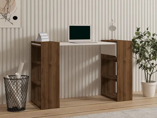 Psací stůl Handy - Walnut, White