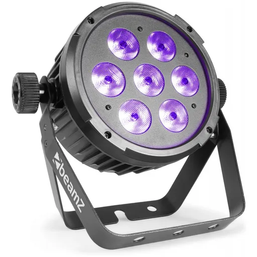 BeamZ BT280 LED Flat Par 7x10W 6in1 RGBWA-UV
