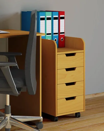 VCM Mobilní zásuvkový kontejner Konal Mini, buk