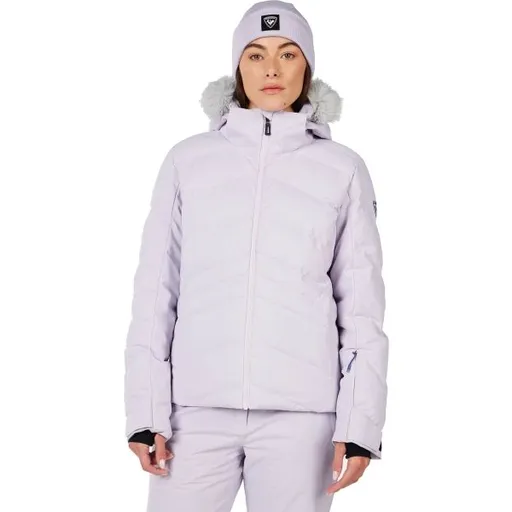 Rossignol W STACI INSULATED JKT Dámská lyžařská bunda, fialová, velikost
