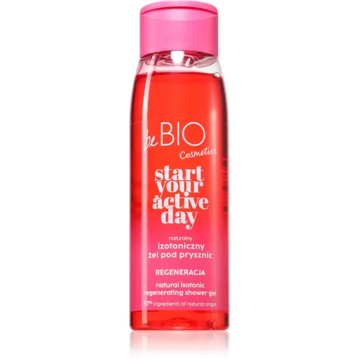 beBIO Start Your Active Day regenerační sprchový gel pro ženy 400 ml
