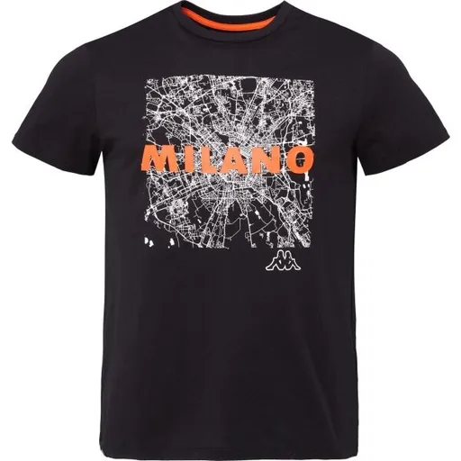 Kappa LOGO ISTREMAP Pánské triko, černá, velikost