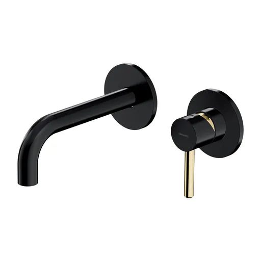 OMNIRES Y umyvadlová baterie podomítková černá / zlatá /BLHGL/ Y1215HBLGL