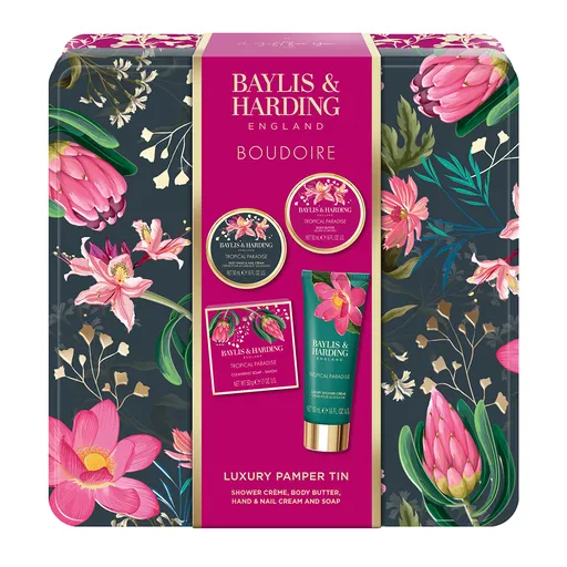 Baylis & Harding Dárková sada péče o tělo Boudoire - Tropical Paradise 4 ks
