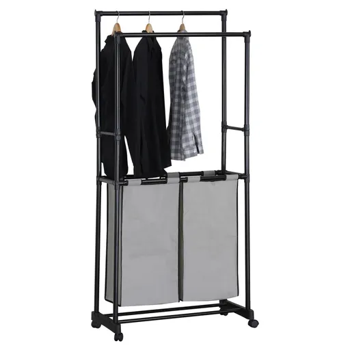 Stojanový věšák s košem na prádlo GD-176 Autronic