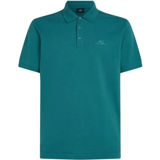 O'Neill SLUB POLO Pánské polo triko, tmavě zelená, velikost