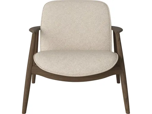 Křeslo Bowie, více variant - Bolia Varianta: tmavý dub, Látka: kolekce Monza | barva - béžová