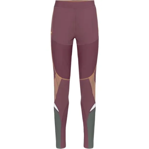 KARI TRAA TIRILL HYBRID Sportovní legíny, vínová, velikost