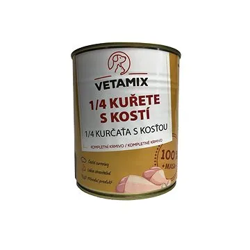 Vetamix 1/4 kuřete v konzervě 6 × 850g (8594044510011)