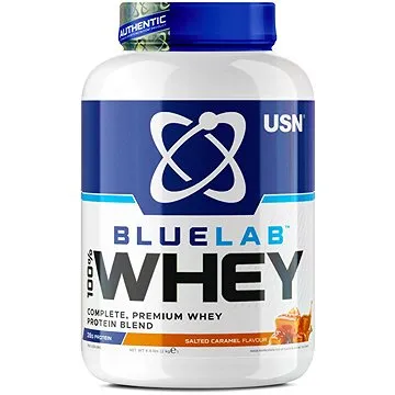 USN BlueLab 100% Whey Premium Protein, 2000g, slaný karamel (6009544942368)