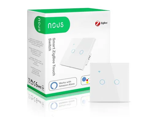 Smart vypínač osvětlení NOUS LZ2 ZigBee Tuya - rozbaleno - bez motážního setu
