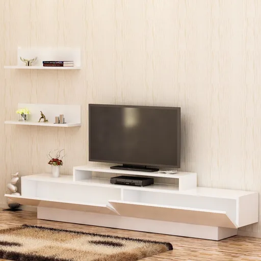 TV stěna / Sestava pod TV Lucca TV - White, White