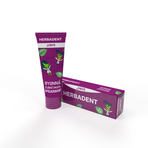Herbadent Junior Bylinná zubní pasta Spearmint 75 ml