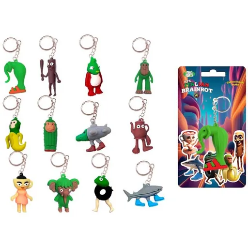 Alltoys Přívěsek na klíče Brainrot 3D 7 cm