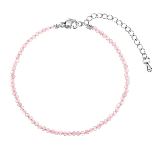 Evolution Group - Pavona Korálkový náramek s růžovými opály 43055.3 růžový opál