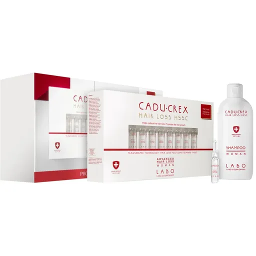 CADU-CREX Hair Loss HSSC Serious Hair Loss vlasová kúra pro ženy proti závažnému vypadávání vlasů výhodné balení