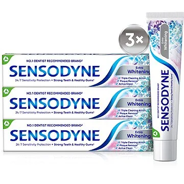 SENSODYNE Extra Whitening 3x 75 ml (2000009007572)