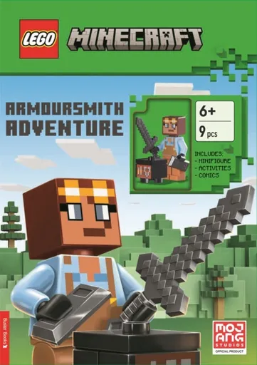LEGOÂ® MinecraftÂ®: Armoursmith Adventure Activity Book (with Armoursmith minifigure and accessories) - Buster Books, LEGOÂ®
