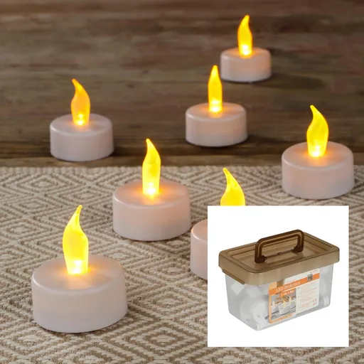 Haushalt international LED Čajové svíčky v boxu, 24 ks