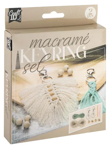 RMS Kreativní sada Macrame 2x přívěsek na klíče