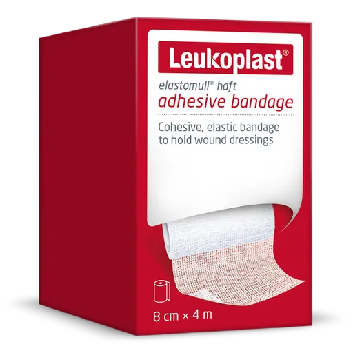 Leukoplast Elastomull haft 8 cm x 4 m elastické obinadlo 1 ks