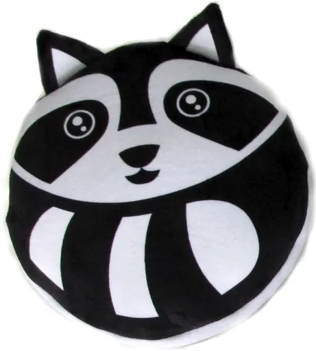 Černobílý polštářek mýval