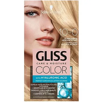 SCHWARZKOPF GLISS Color 10-0 Ultra světlá přírodní blond 60 ml (9000101676426)