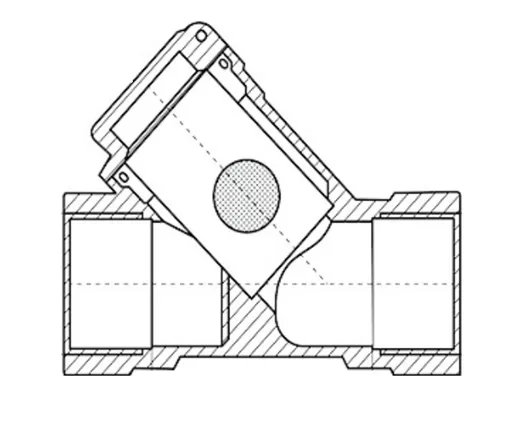 Novaservis Plynový filtr 5/4" F4G