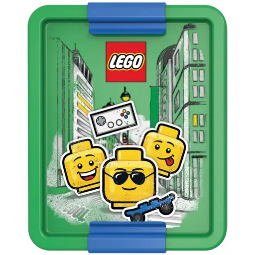 LEGO Iconic Boy box na svačinu - modrá zelená