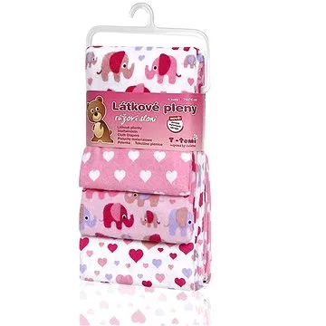 T-tomi Látkové pleny Pink elephants (8594166541313)