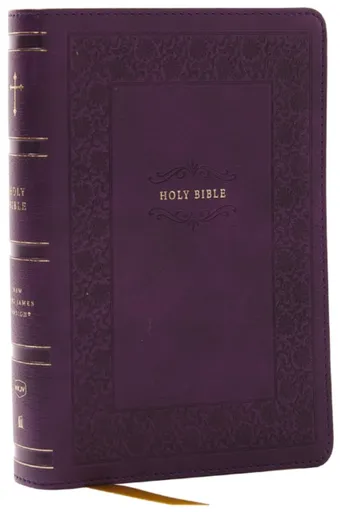 NKJV Compact Paragraph-Style Bible w/ 43,000 Cross References, Purple Leathersoft, Red Letter, Comfort Print: Holy Bible, New King James Version - Tho