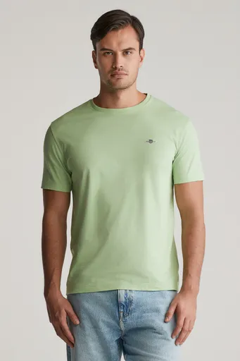 TRIČKO GANT REG SHIELD SS T-SHIRT APPLE GREEN