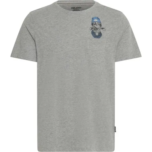 BLEND BHJABU Pánské tričko, šedá, velikost
