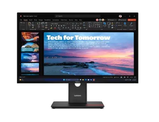 Lenovo LCD T27QD-40 27" IPS/2560x1440/6ms/350 cd/m2/1500:1/Repro/HDMI/2xDP/3xUSB-C/3xUSB/RJ45/Pivot/Tilt/VESA/černá