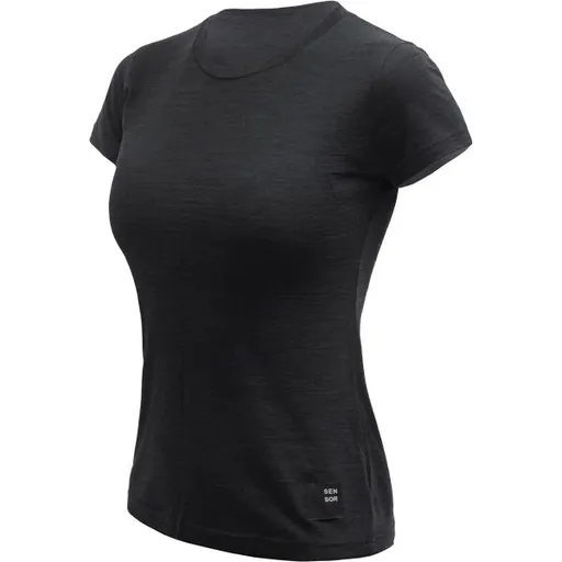 Sensor MERINO CORDURA Dámské funkční triko, černá, velikost