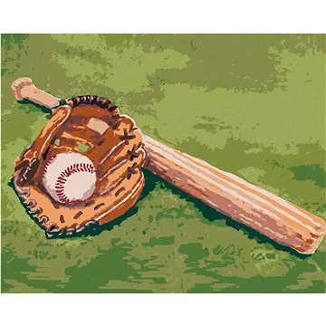 Diamondi - Diamantové malování - BASEBALL, 40x50 cm, Vypnuté plátno na rám (606089B)