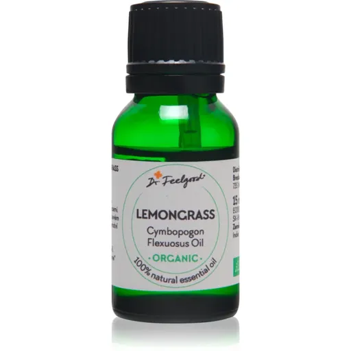 Dr. Feelgood Essential Oil Lemongrass esenciální vonný olej Lemongrass 15 ml