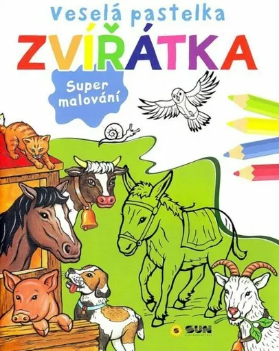 Veselá pastelka Zvířátka