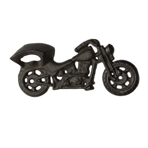 Nástěnný litinový otvírák motorka - 19*3*9 cm Clayre & Eef