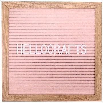 GOLD BABY Letterboard - 360 písmen - světle ružová (0712221439223)