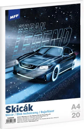 Skicák MFP A4/20 listů 170g