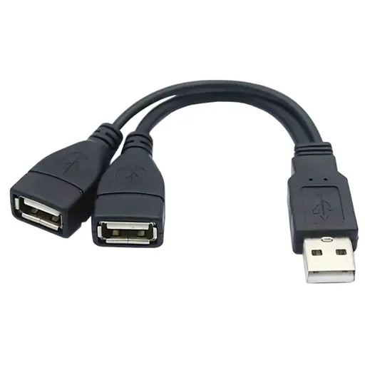 PREMIUMCORD Nabíjecí kabel USB 2.0, 15cm, černá