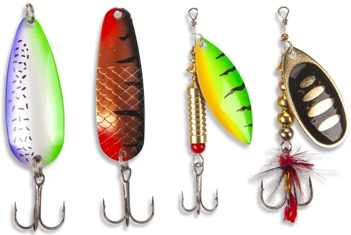 Saenger set třpytek pike spoon+spin