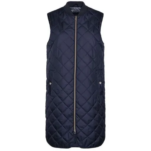 Geox W ASHEELY JACKET - SOFT DULL P Dámská vesta, tmavě modrá, velikost