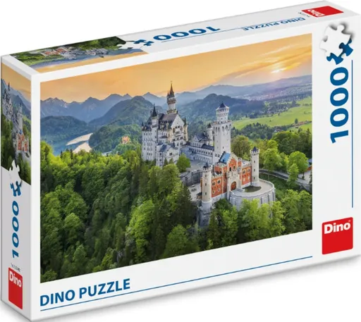 Puzzle Jarní Neuschwanstein - 1000 dílků