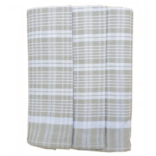 Polášek Károvaná utěrka Egypt - 3 ks - č. 78 | Světle šedá