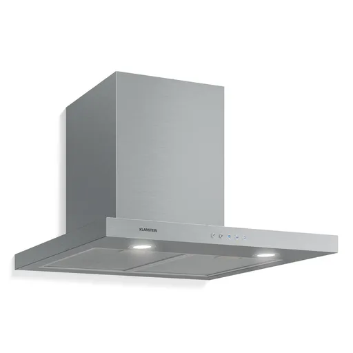 Klarstein Limelight, digestoř, 60 cm, nástěnná, 600 m³/h, stříbrná