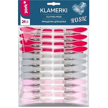 YORK kolíčky na prádlo 24 ks (5903355129844)