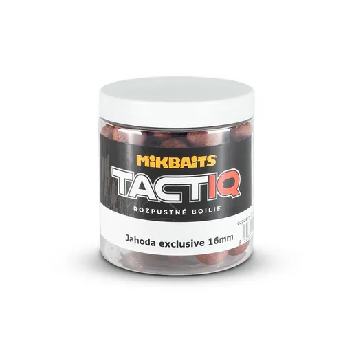 Mikbaits Rozpustné boilie TactiQ Jahoda exclusive 250ml,Mikbaits Rozpustné boilie TactiQ Jahoda exclusive 250ml